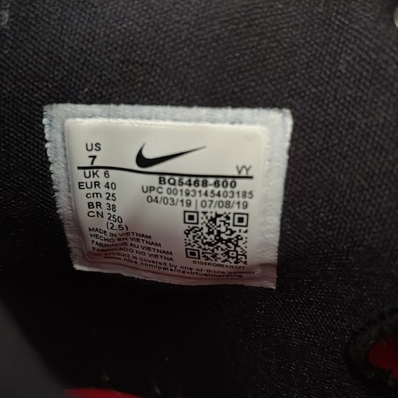 EUC Men’s Nike Zoom Rize BQ5468-600 University Red Basketball Shoes US 7 - Picture 9 of 9